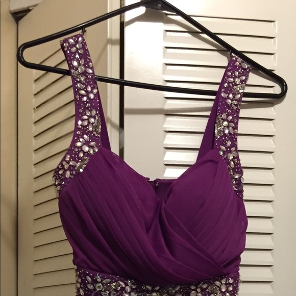 Cocktail Dress- Purple. Pretty detail. - Picture 4 of 4